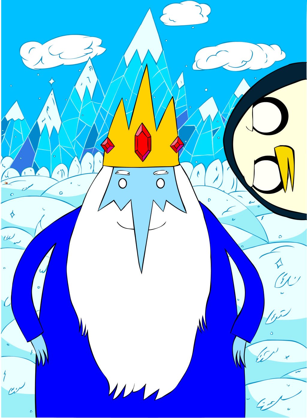 Картинки с Ледяным Королем из мультсериала "Время приключений" 